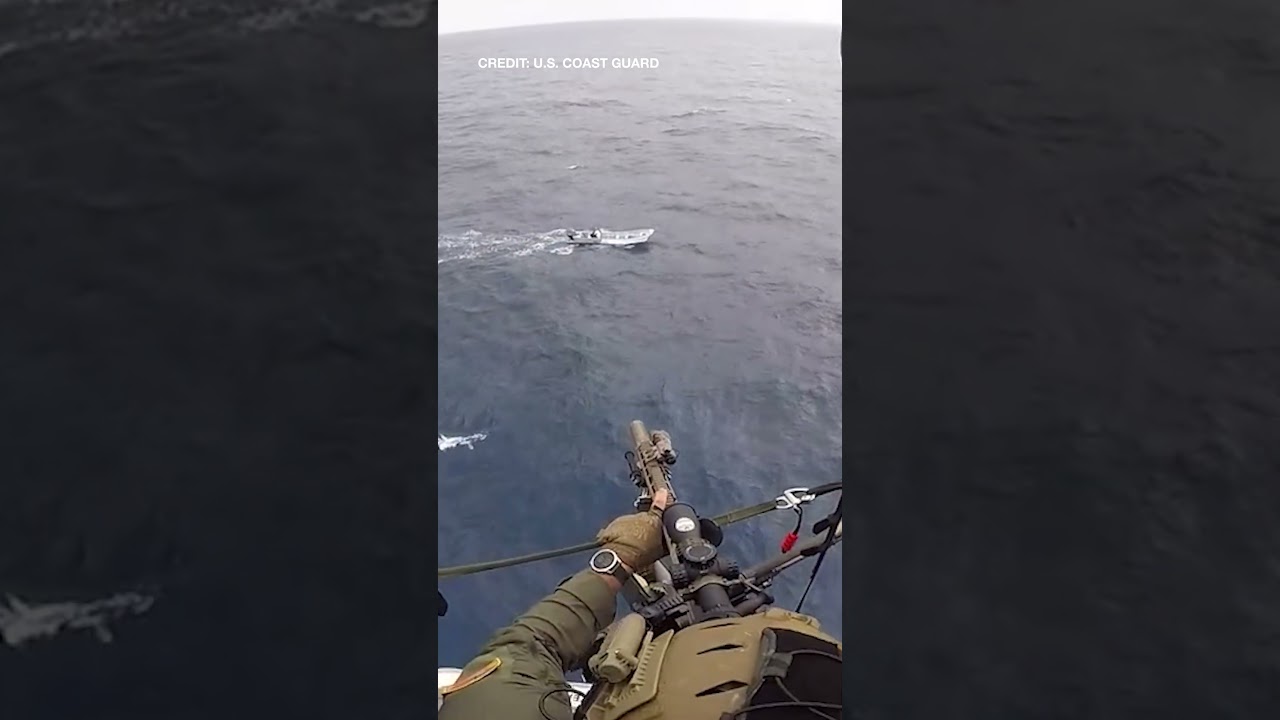 Coast Guard sniper fires on boat during $45.8M cocaine 'triple threat' bust