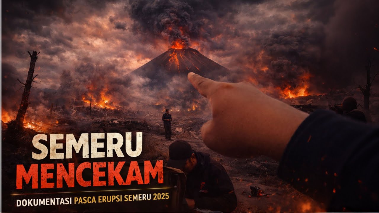 SEMERU MENCEKAM!!!! DOKUMENTASI PASCA ERUPSI SEMERU 2025 🌋🌋🌋