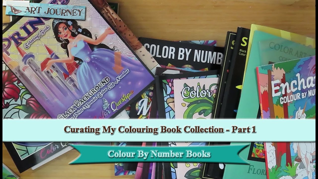 Colouring Book Collection - Konmari - Only Keeping What I Love - Adult Coloring Destash Part 1