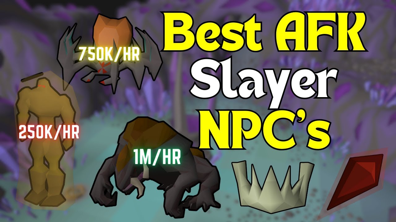 The Most Profitable AFK Slayer Task Money Makers OSRS