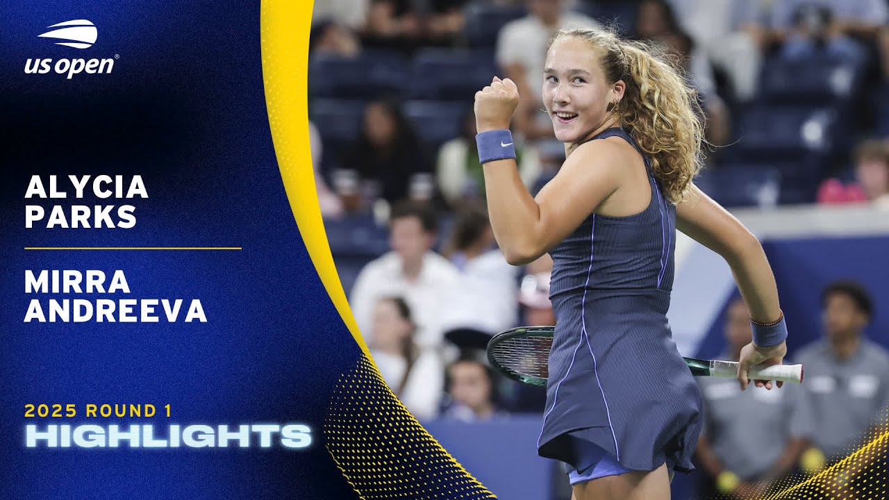 Alycia Parks vs. Mirra Andreeva Highlights | 2025 US Open Round 1