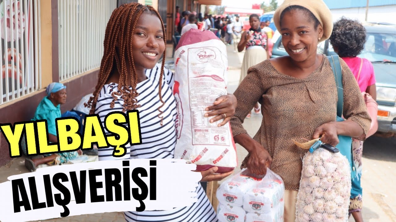 Annemle yılbaşı alışverişi yaptık. Bakın neler aldık 😍 | Afrika yıldızı