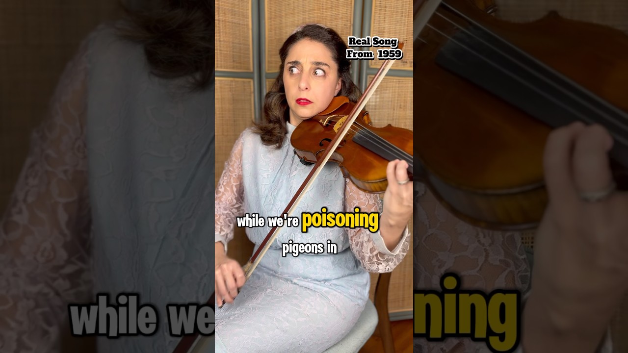 A song by the never political artist Tom Lehrer (wink wink) Poisoning Pigeons in the Park #satire