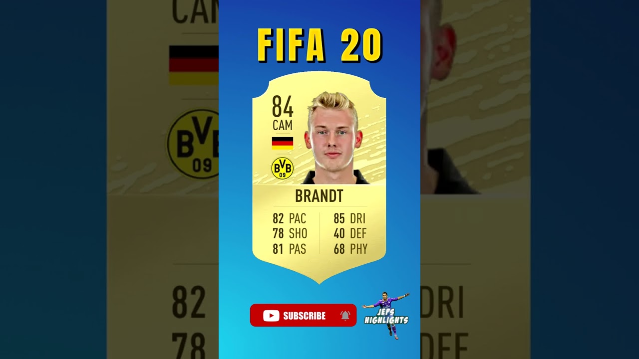 JULIAN BRANDT FIFA EVOLUTION || by JEP