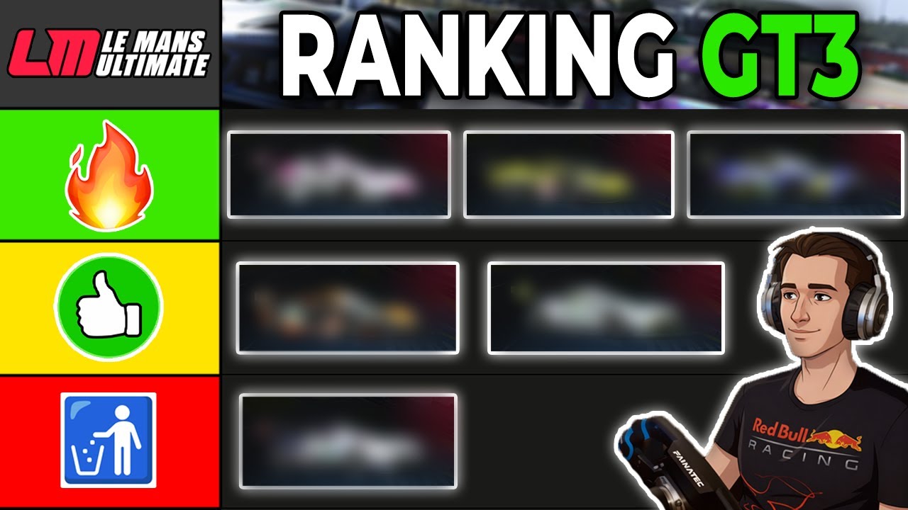 LMU Moja Tier Lista GT3