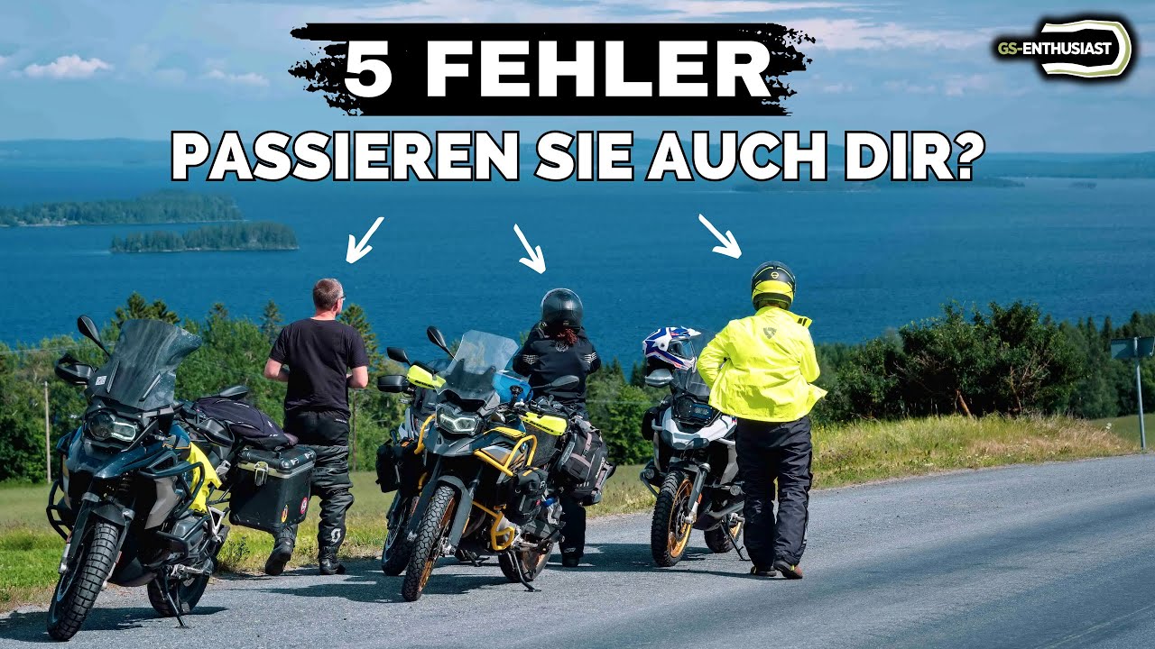 Die 5 größten Fehler auf Motorradreise - Und ihre Lösungen!