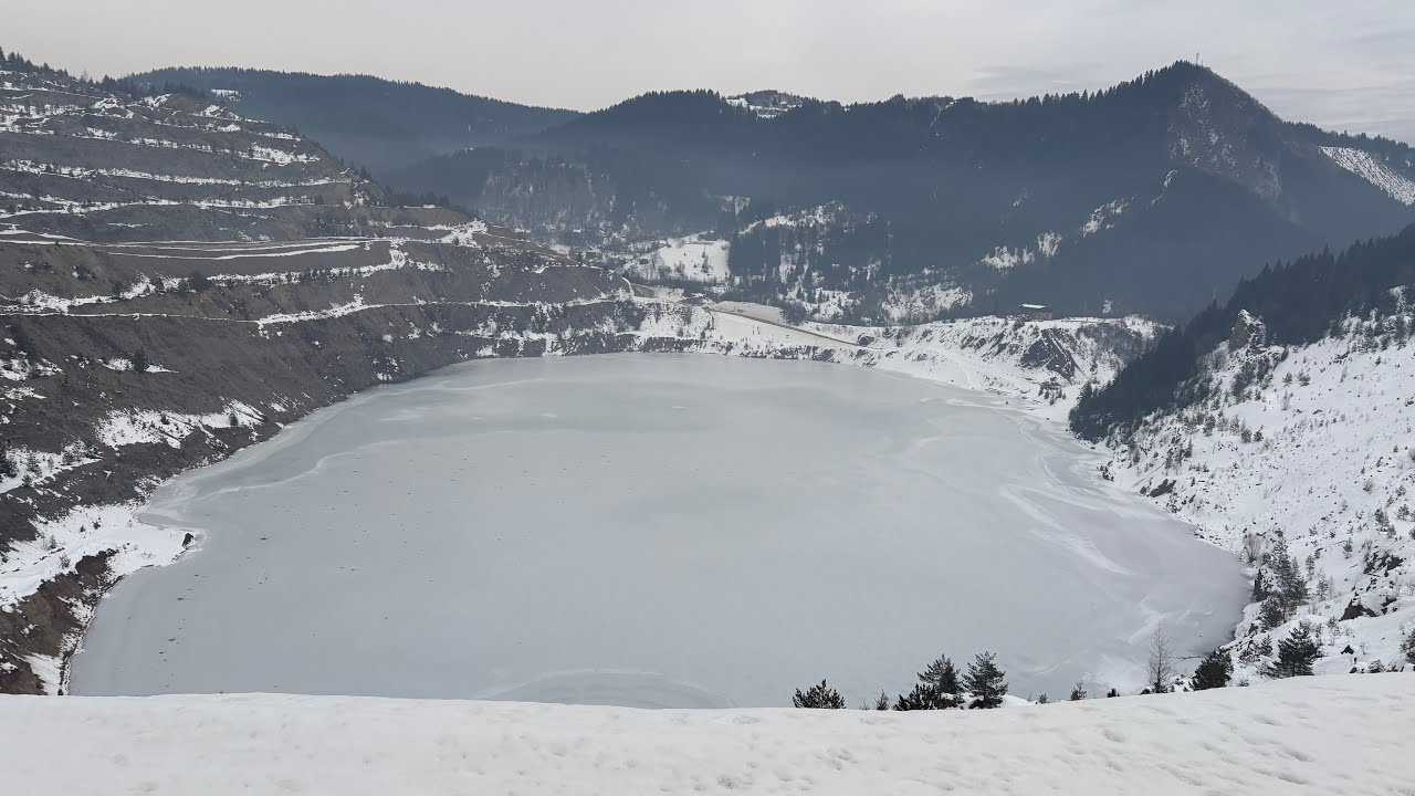 Jezero “Nula” u Varešu okovano ledom (21.01.2026)