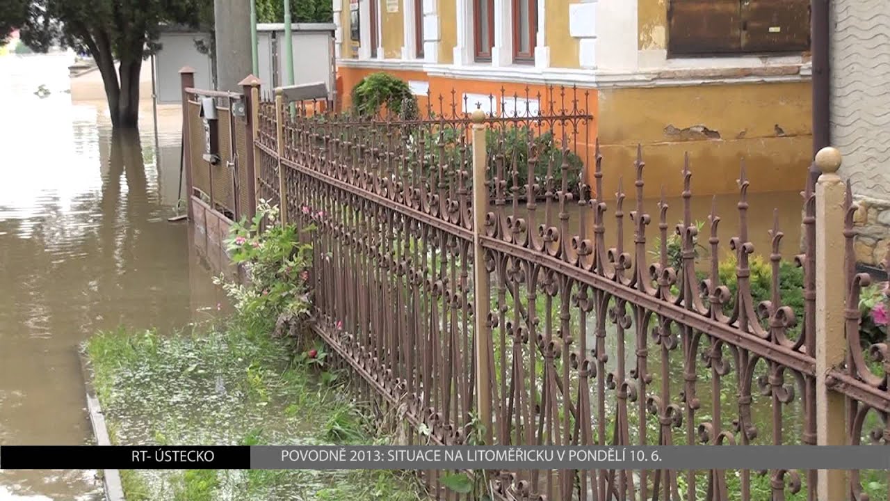 POVODEŇ 2013: Situace na Litoměřicku v pondělí 10. 6.
