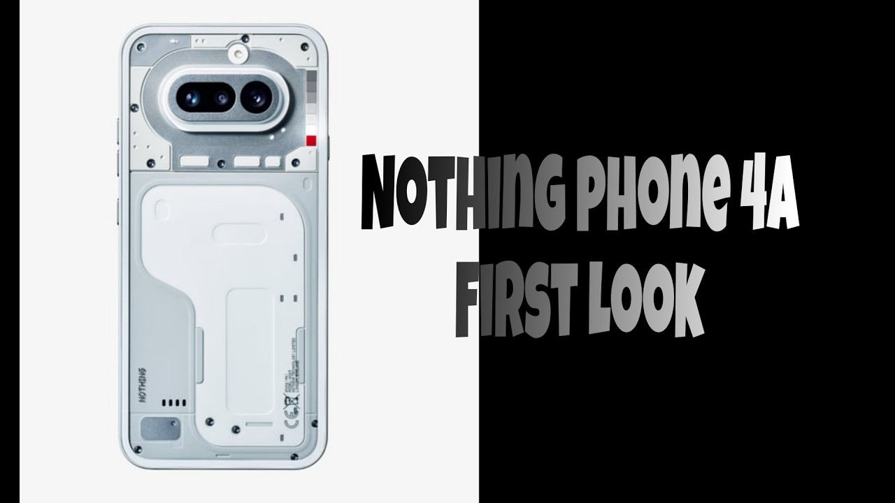 Nothing Phone 4a First Official Look 😱| Nothing New beast |