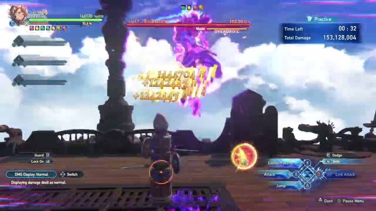 Granblue Fantasy: Relink Endless Ragnarok - Beatrix On The Clock 60s Sir Barrold 400m