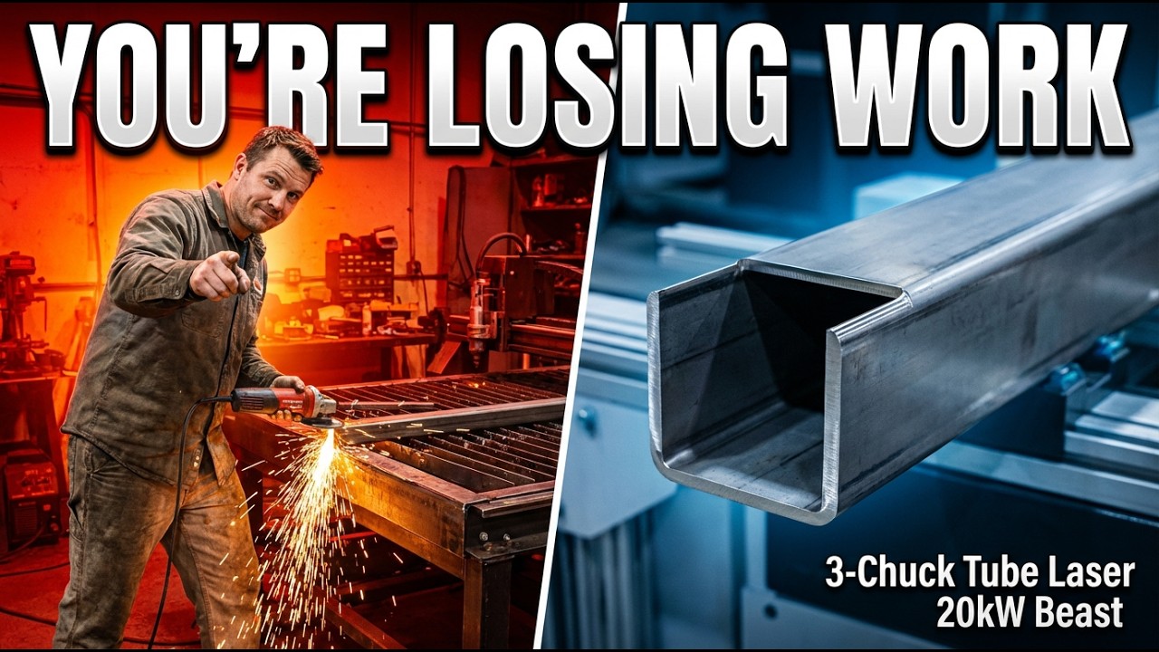 Stop Grinding. Start Printing Money. | 20kW 3-Chuck Tube Laser
