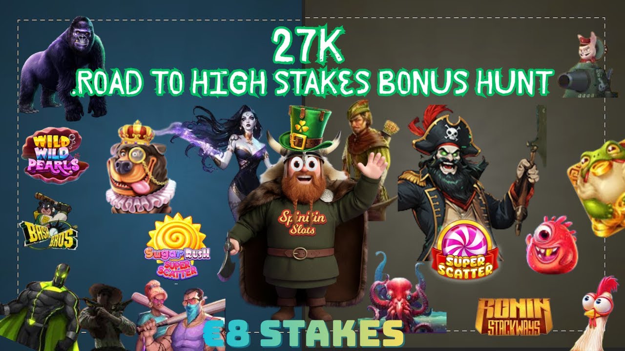 27k ROAD TO HIGH STAKE BONUS HUNT - &euro;8 STAKES