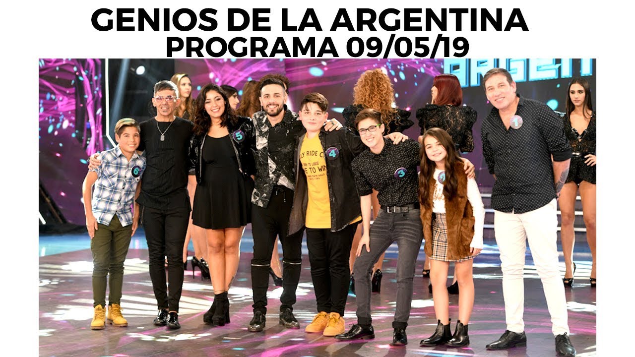 Genios de la Argentina en Showmatch - Programa completo 09/05/19