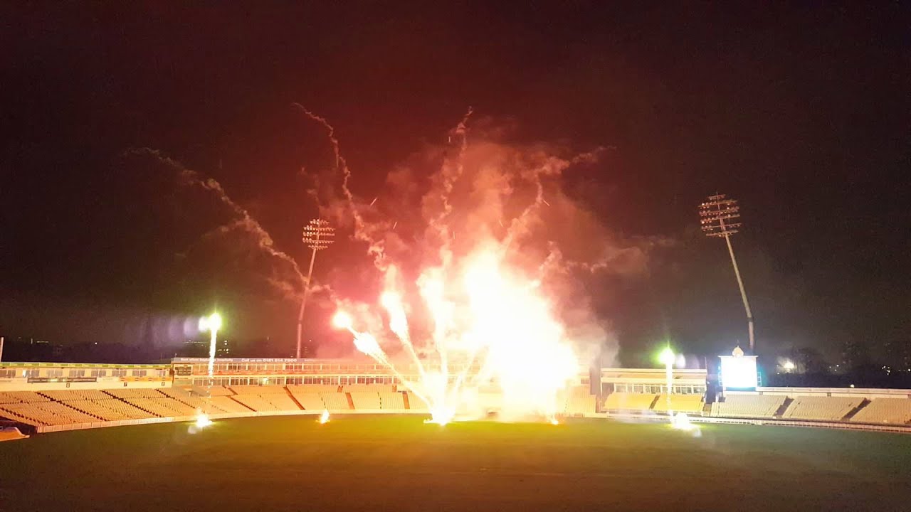 Edgbaston Cricket Ground Firework Display 2015