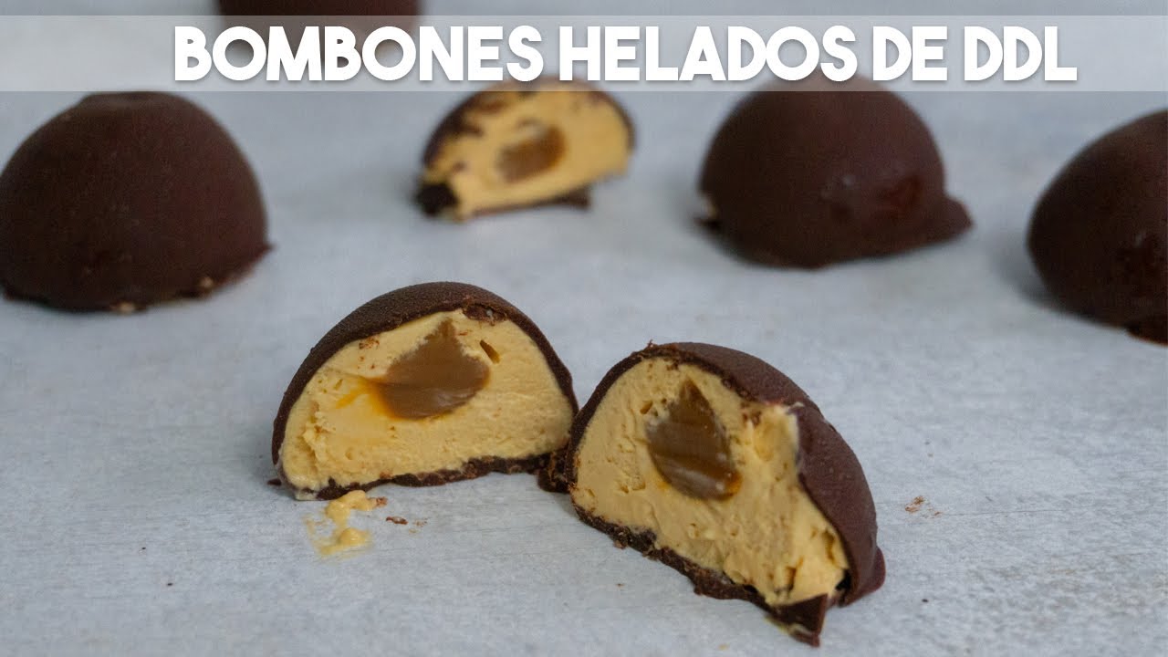 BOMBONES HELADOS DE DULCE DE LECHE ¡CREMOSOS! WOW!