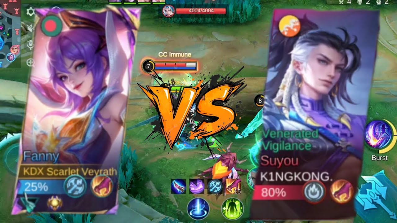 Fanny VS Suyou Intense Battle || Fanny Ranked Match Gameplay || Mlbb Fanny Legend Skin Gameplay 