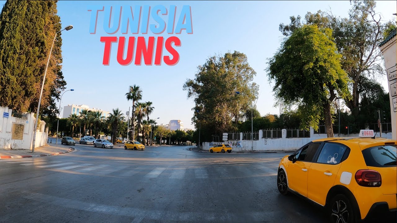 From Perle Du Lac To Bab El Khadra , Tunisia 🇹🇳 4k, باب الخضراء