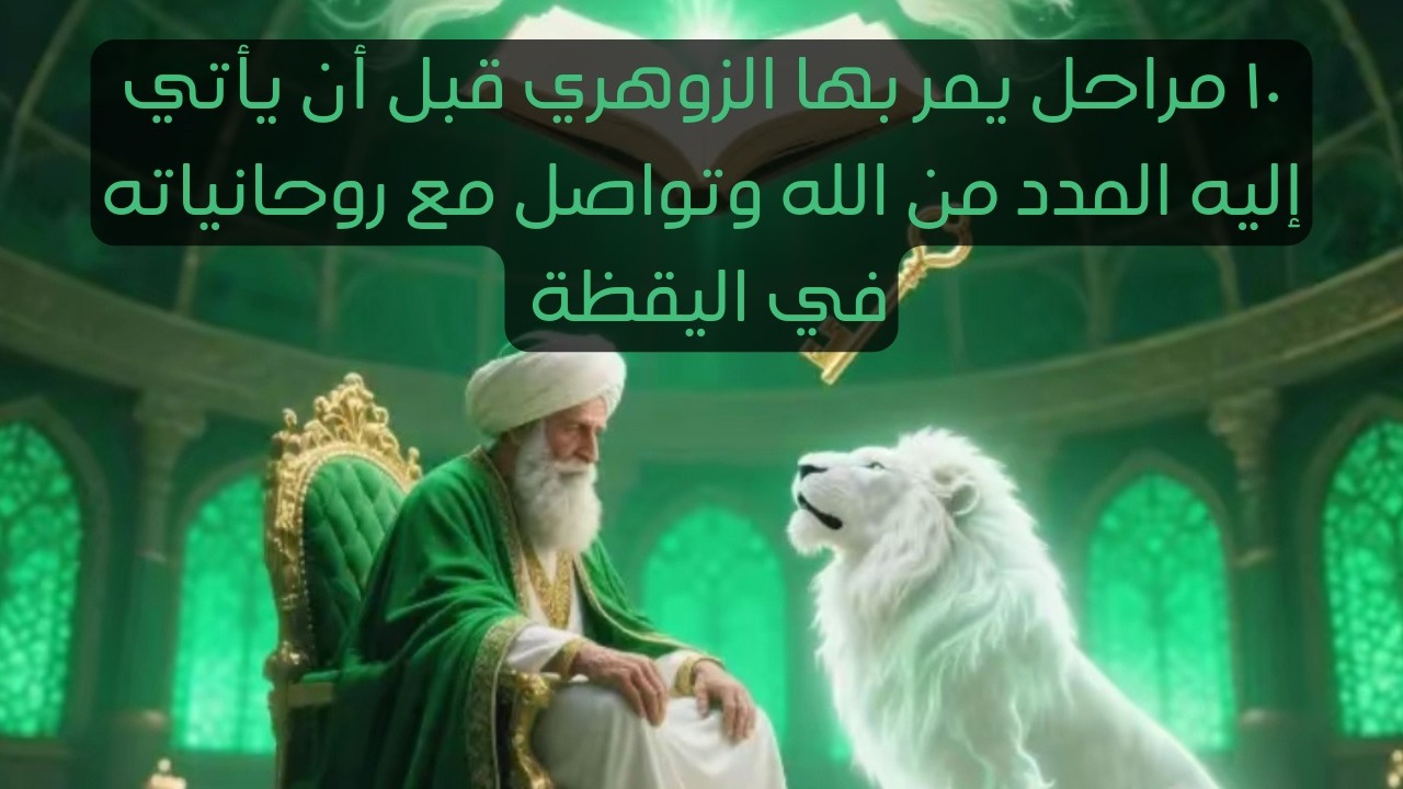 ١٠ مراحل يمر بها الزوهري قبل أن يأتي إليه المدد من الله وتواصل مع روحانياته في اليقظة