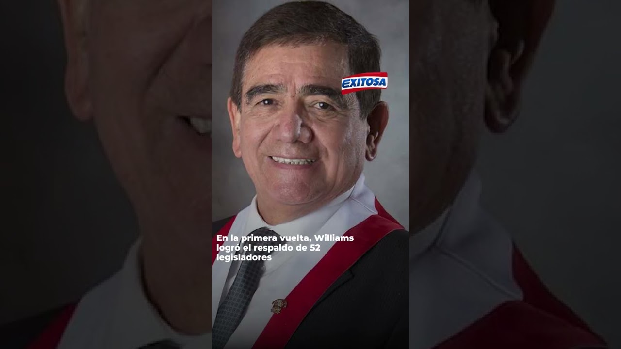 🔵🔴  Jos&eacute; Williams Zapata es el nuevo presidente del Congreso