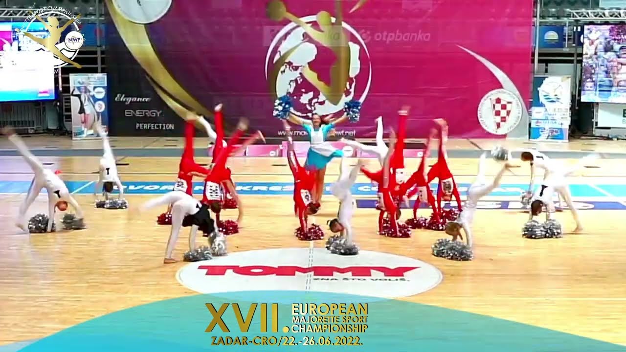 MWF/XVII. EUROPEAN MAJORETTE SPORT CHAMPIONSHIP/ZADAR-CRO,22.-26.06.2022.