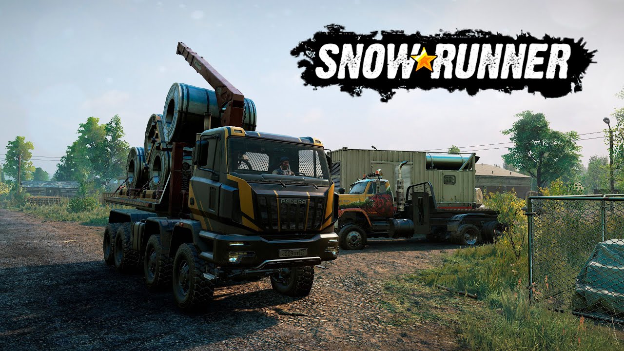 SnowRunner - Белозерские Пашни, Центральная Азия, сложный режим, кооп
