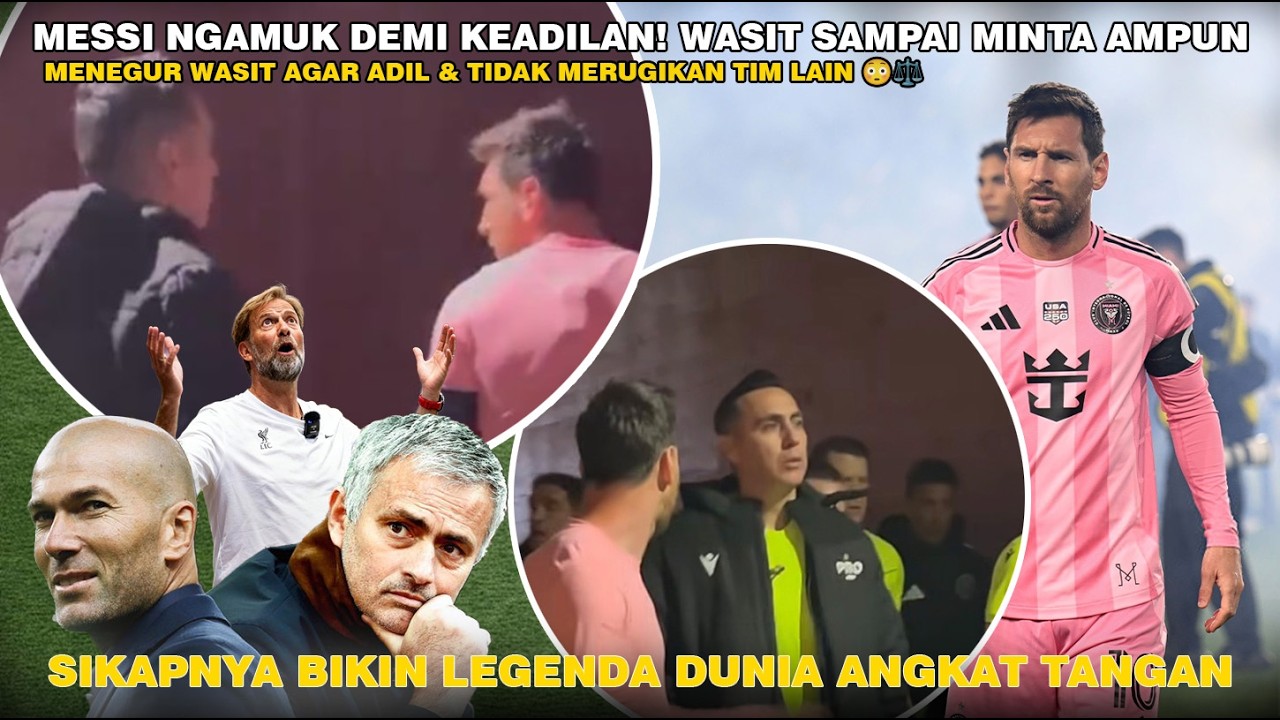WASIT KENA KARMA LANGSUNG INSAF! MESSI Berani Bela Keadilan Tanpa Tebang Pilih, Demi Semua Klub