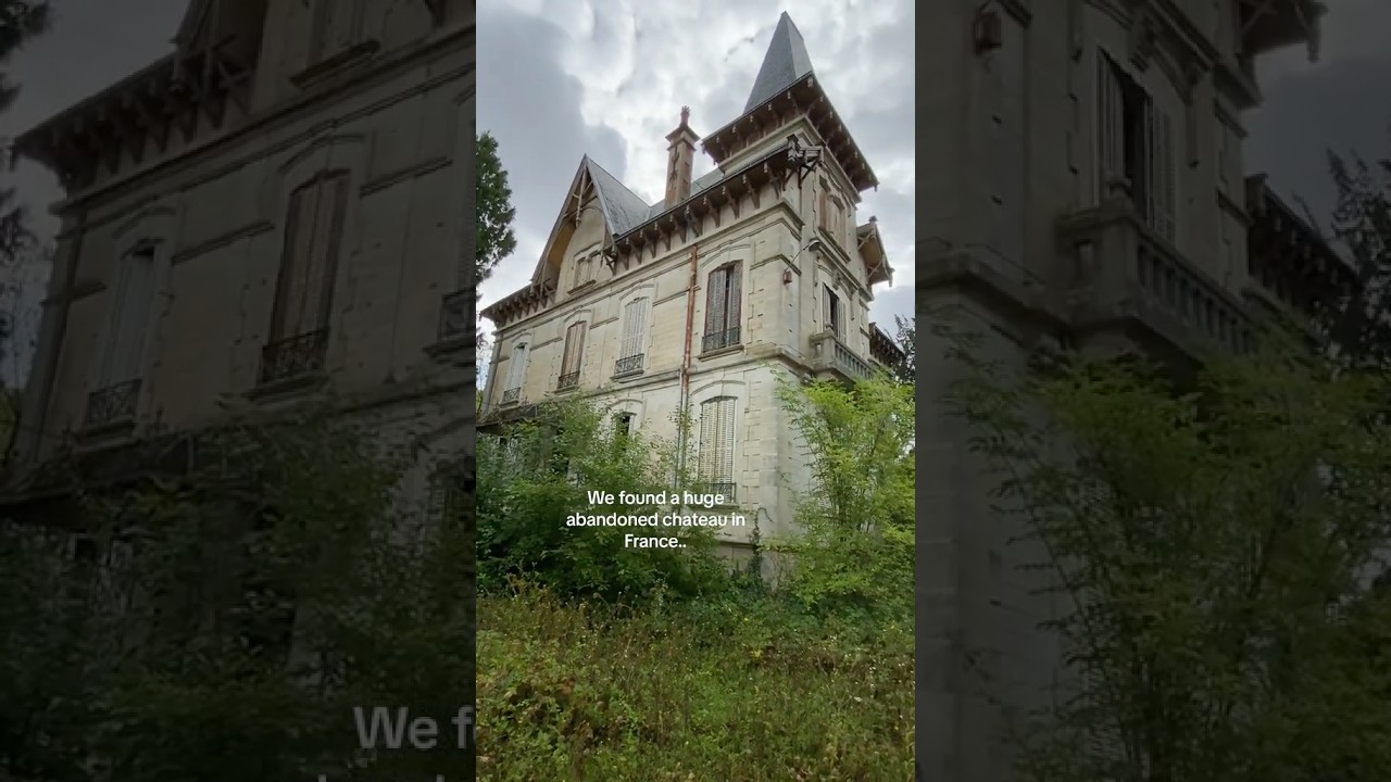 Stunning Abandoned Chateau In France 🇫🇷 #abandonedplaces #abandoned #france #urbex #explore