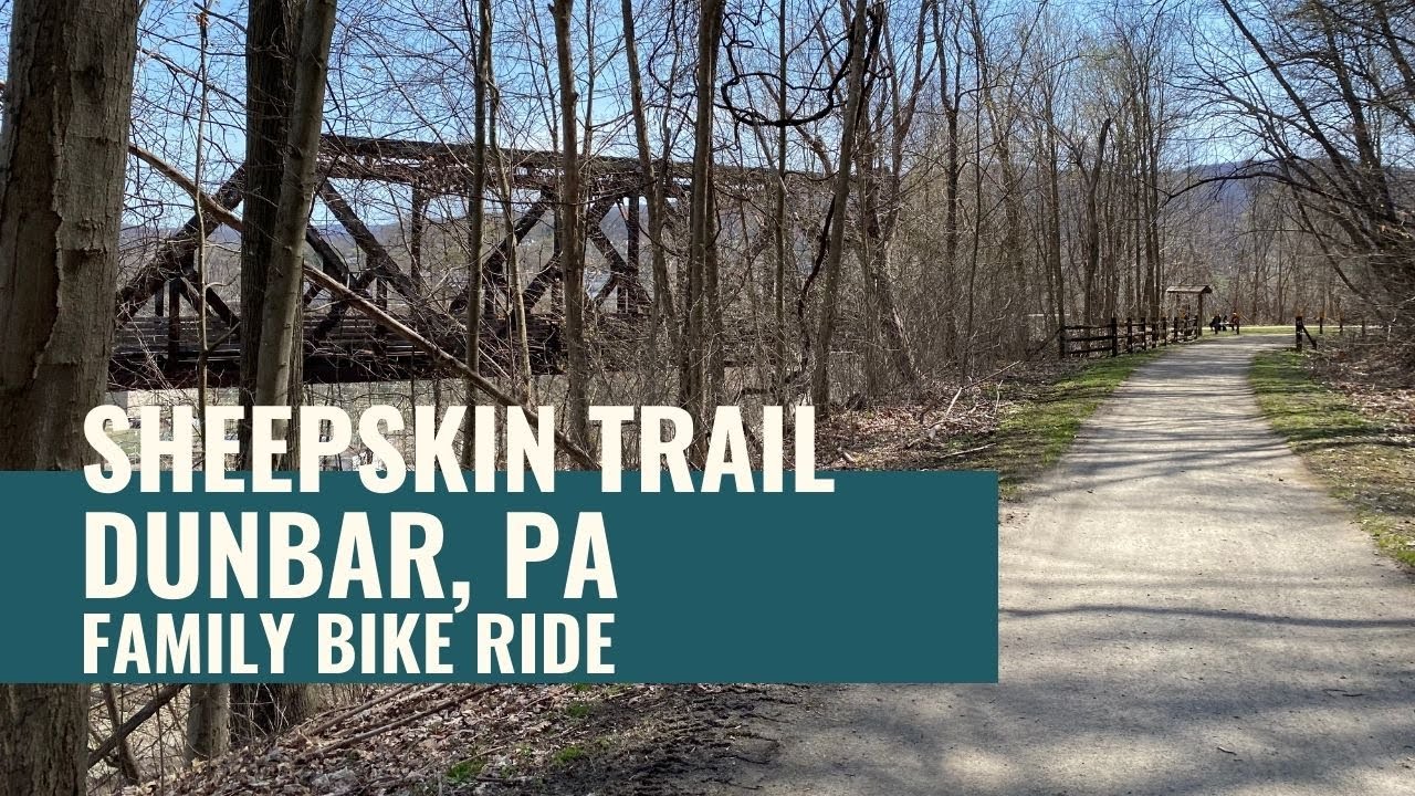 Family Bike Ride Sheepskin Trail Dunbar, PA