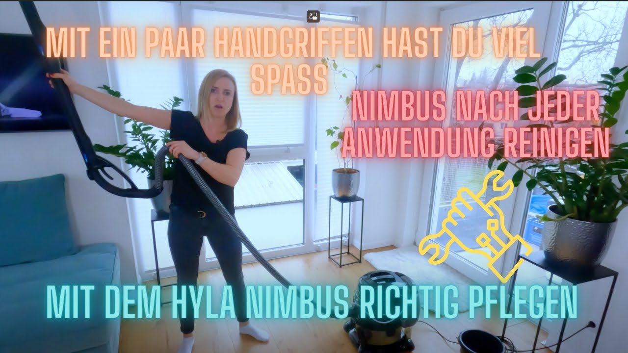 Hyla Nimbus Pflege und Reinigung nach Anwendung