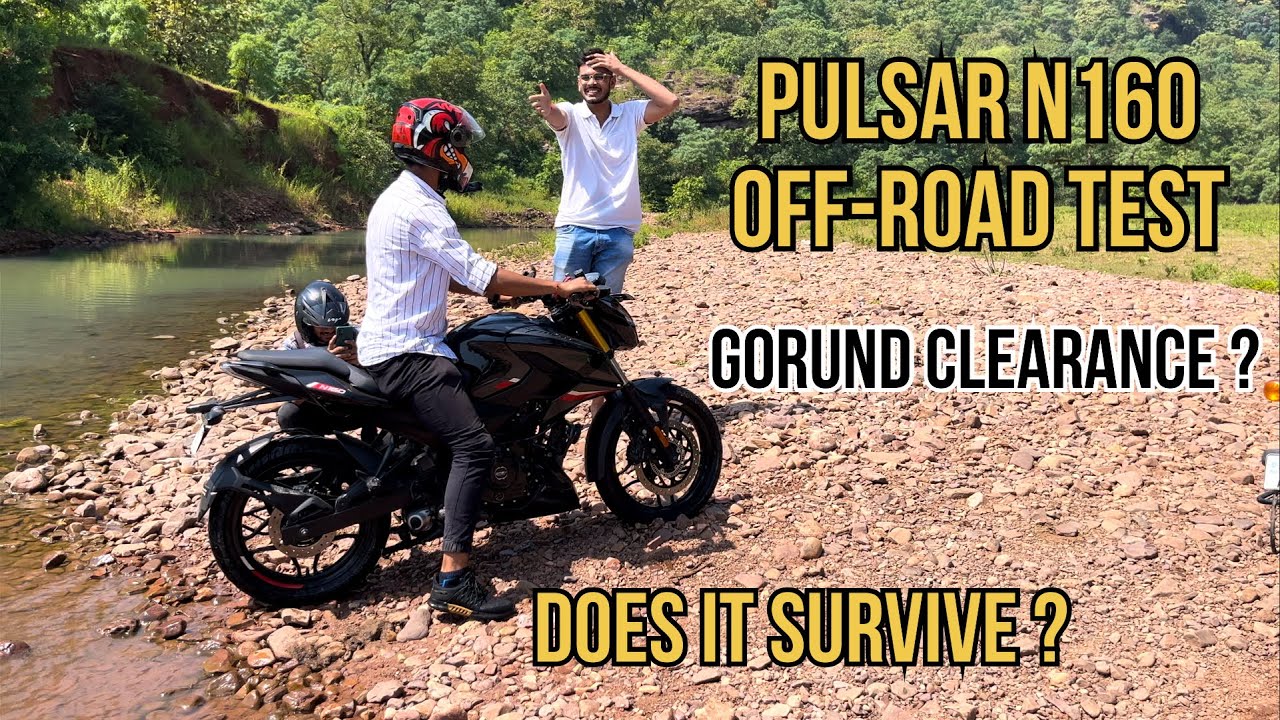 Pulsar N160 off-road test (Normal) with Hunter 350 / Vlog / Salkanpur