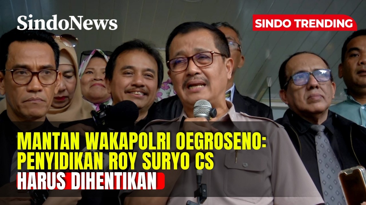 TEGAS! Oegroseno Soroti Kasus Roy Suryo Cs: Hentikan Penyidikan!