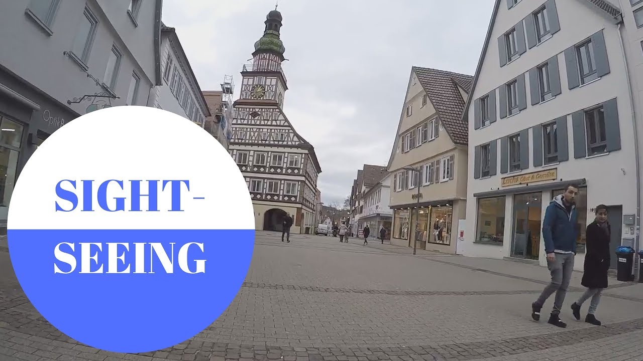 Sightseeing in Kirchheim unter Teck in GERMANY