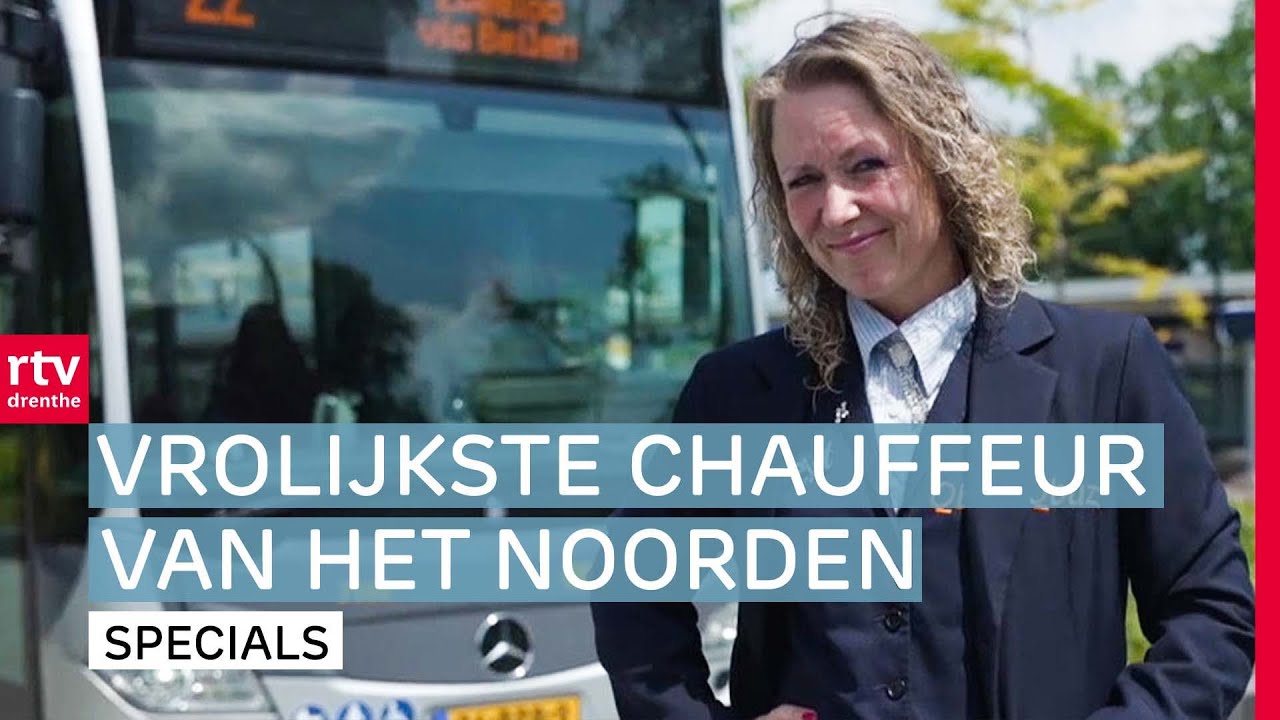 Excentrieke buschauffeuse Mirjam is geliefd bij reizigers: 'Ik ben altijd vrolijk' | Moi Chauffeur!