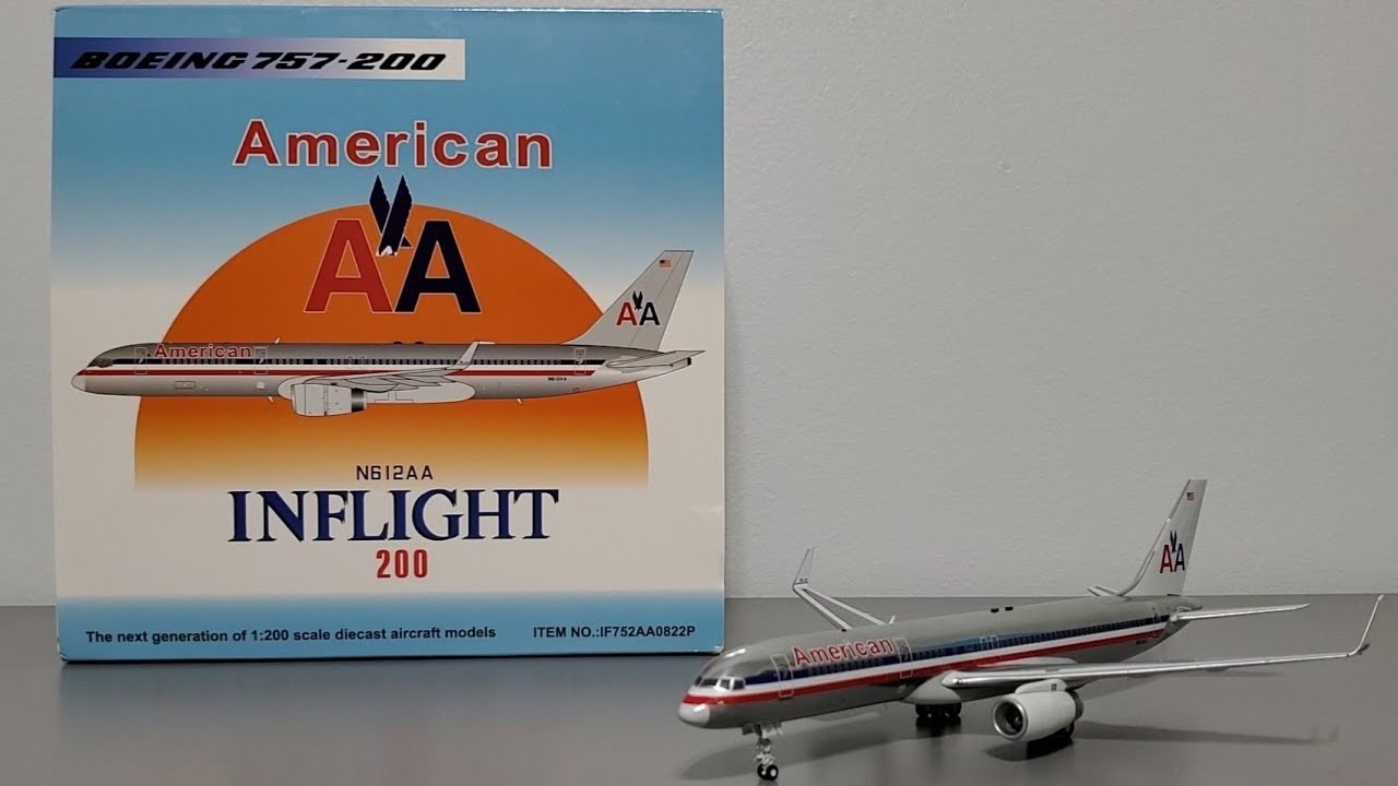 Inflight 200 American Airlines Boeing 757-200 WL [N612AA] Model Airplane Review