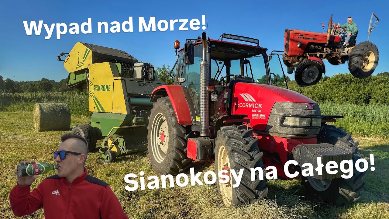Weekend nad Morzem! Sianokosy na Całego! Romeo ujeżdża Zetora!🔥🚜 deszcz zgonił nas do domu!