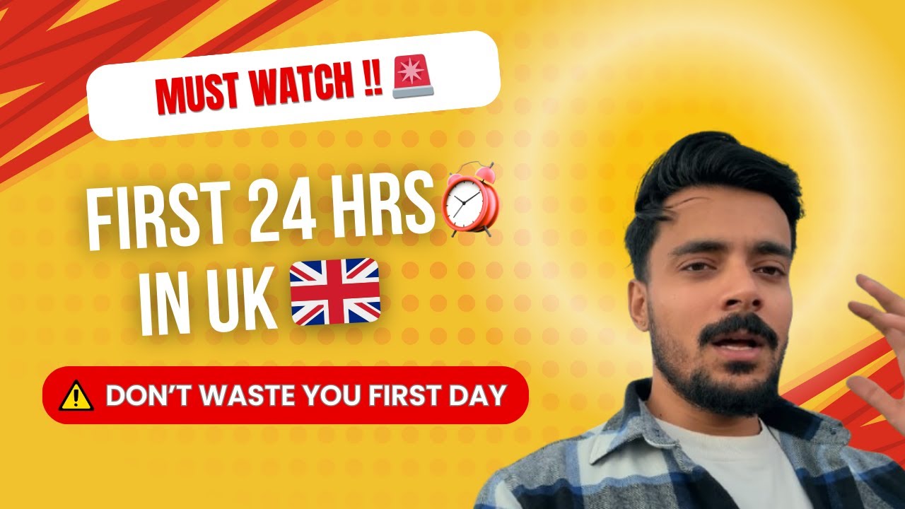 Landed in UK September Intake 2025? 😱🚨 | MUST Do This in First 24 Hours ✈️🇬🇧 