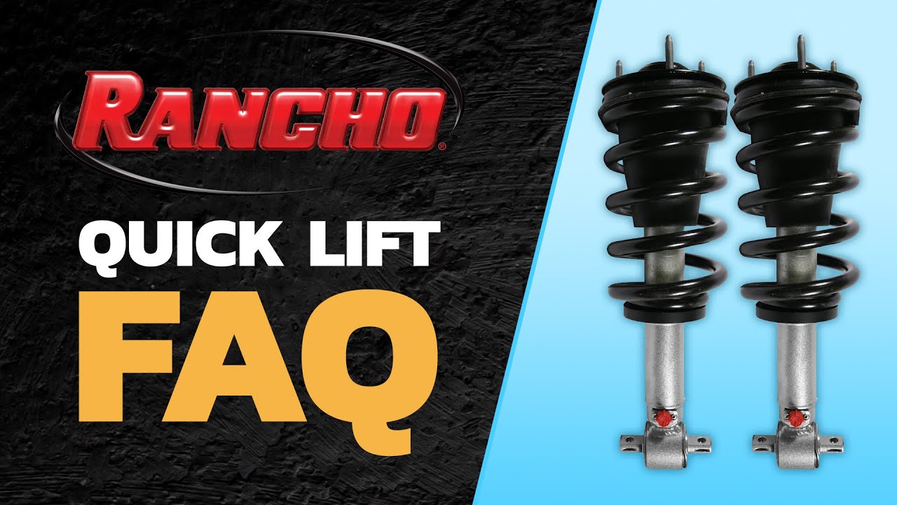 Rancho Quicklift и RS9000XL — ответы на ваши вопросы!