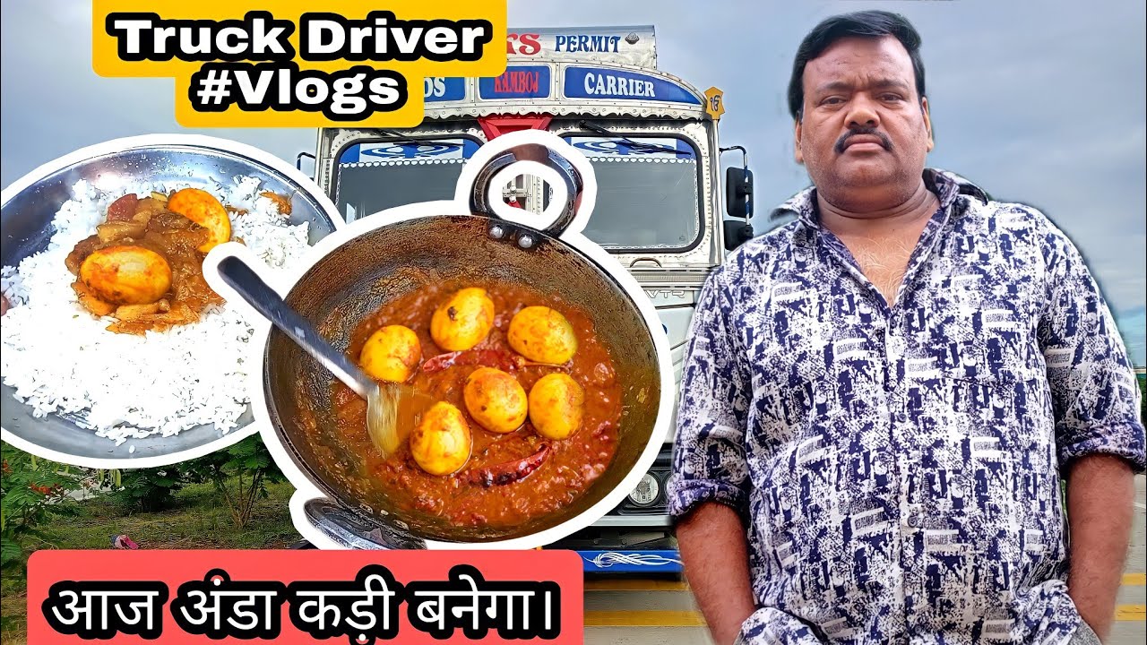 Nagpur pahunch gaye || Aaj egg Curry Banega || all day with Indian truck driver #vlog