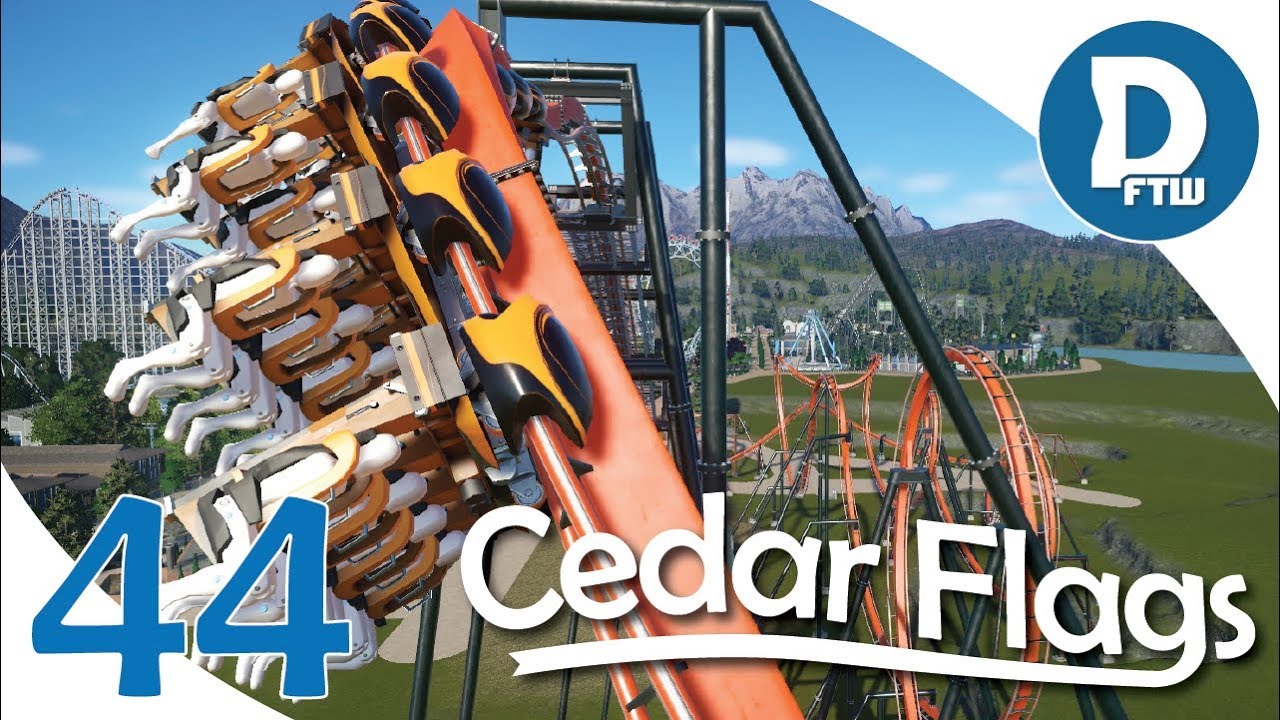 Let's Design Cedar Flags Ep. 44 - Track Layout for our B&M Inspired Invert Coaster - Planet Coaster
