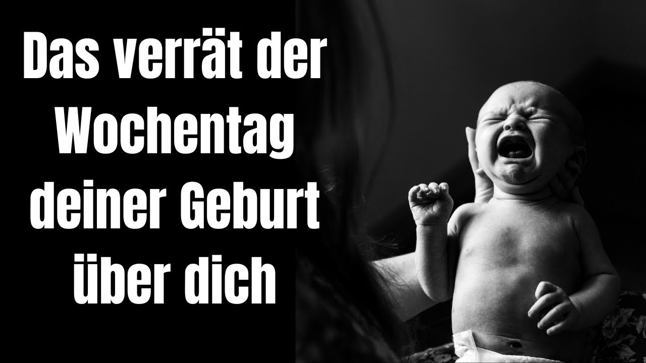 Du wirst staunen, was der Wochentag, an dem du geboren wurdest für dich bedeutet!