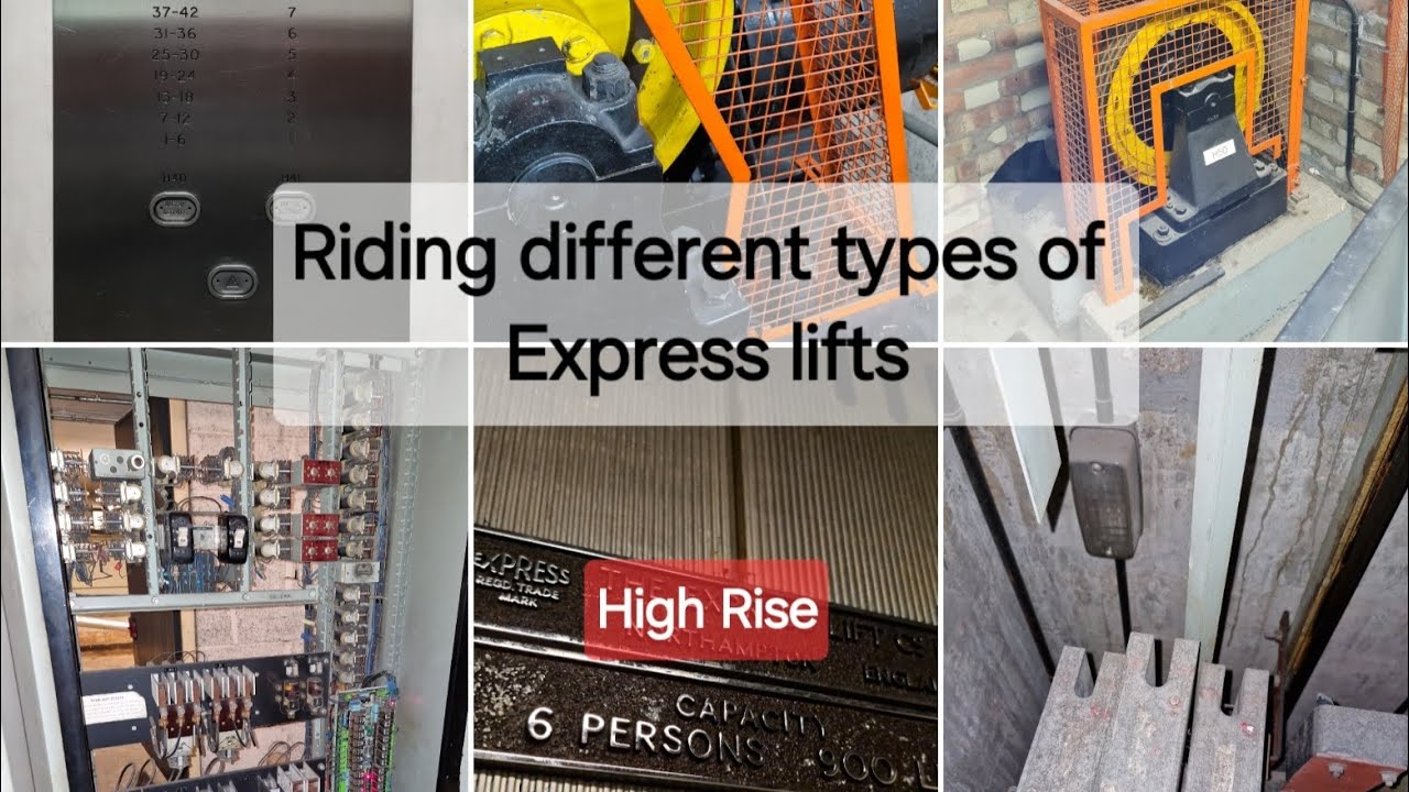Riding different types of Express lifts