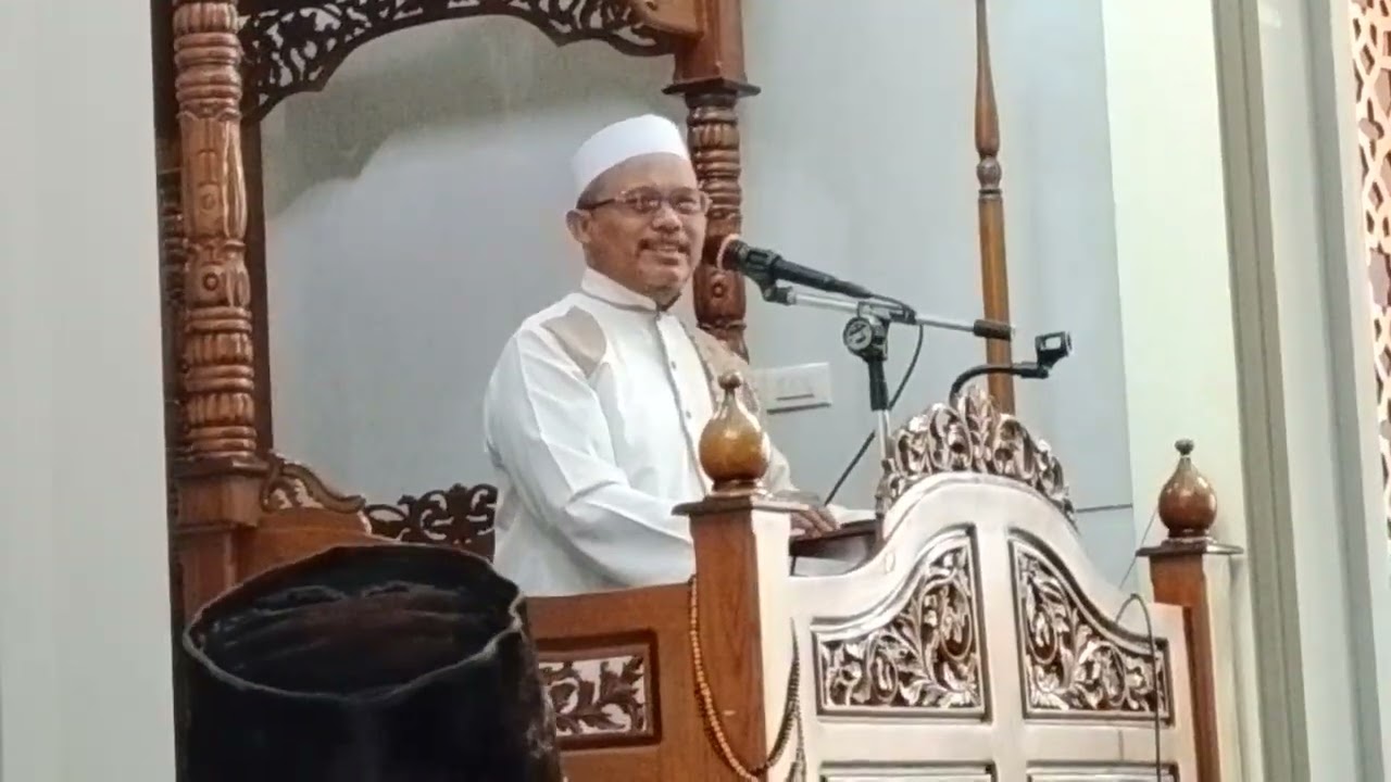 Khotbah jumat di masjid sholat id live di masjid Jami al mukmin