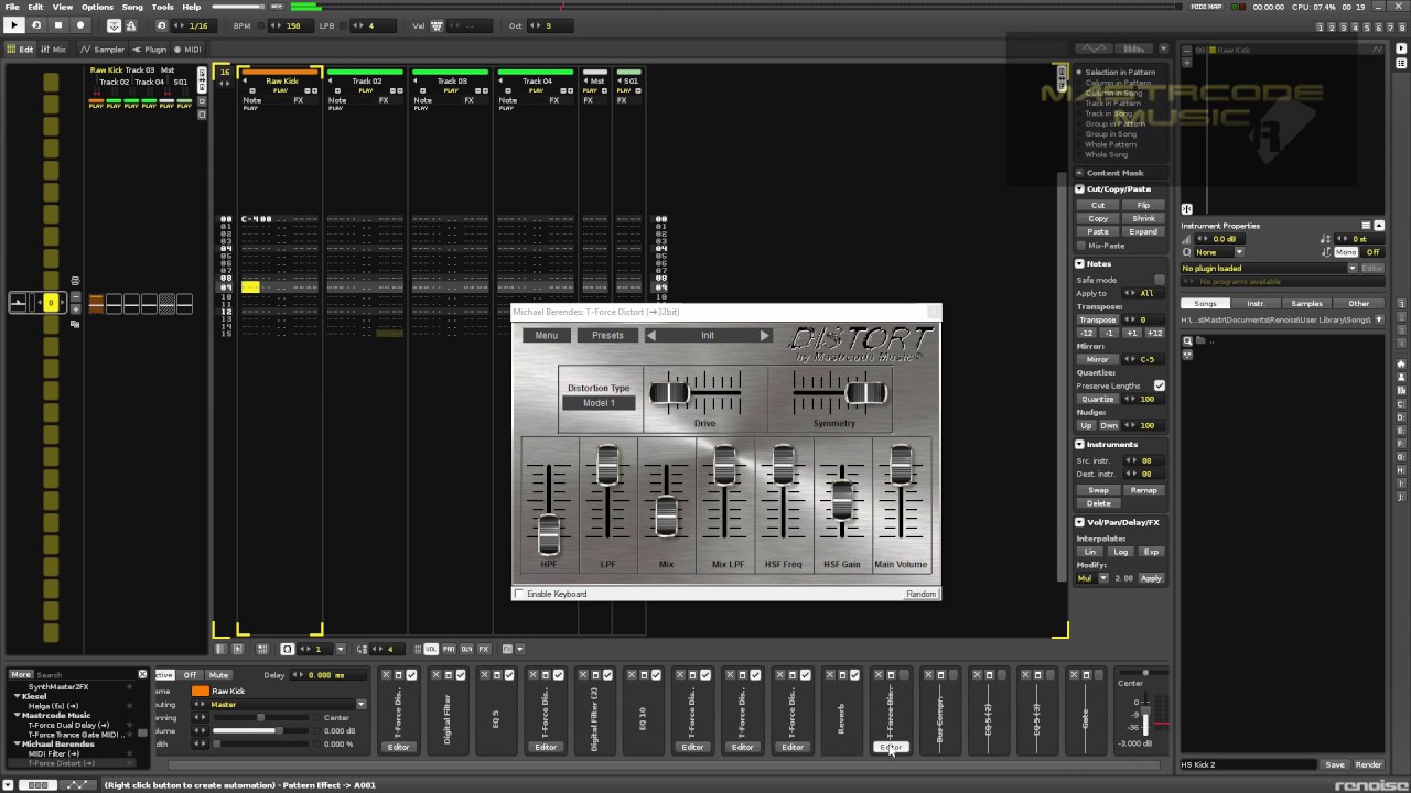Coming soon: Distort - New freeware VST effect by Mastrcode Music