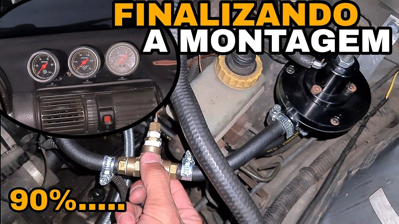 DOSADOR HPI E MANÔMETROS ODG INSTALADOS / CORSA 1.0 TURBO