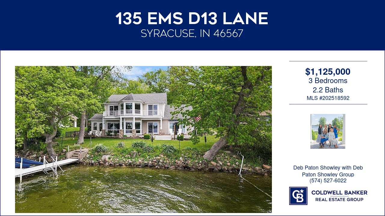 135 EMS D13 Lane, Syracuse, Indiana Homes for Sale | www.coldwellhomes.com