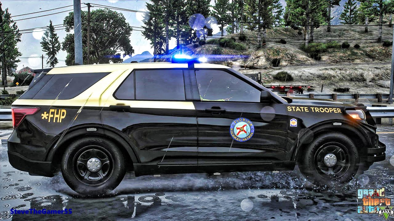 Playing GTA 5 As A POLICE OFFICER Highway Patrol|| FHP|| GTA 5 Lspdfr Mod| 4K