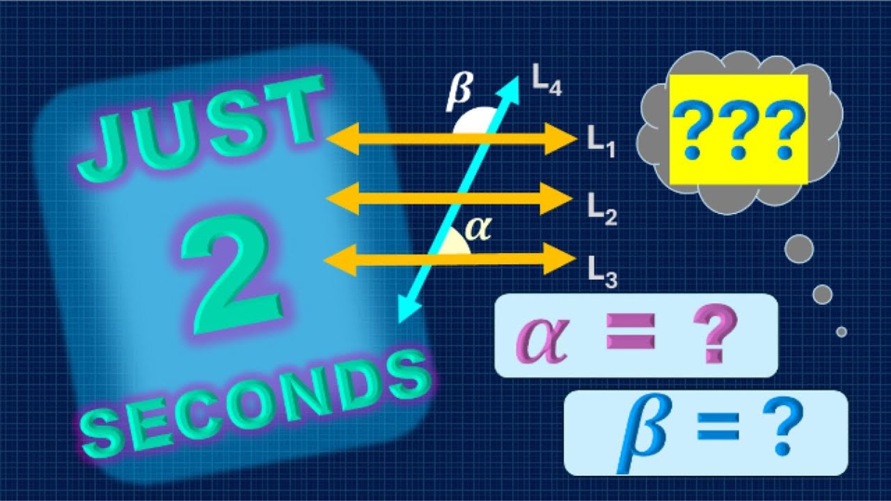 Solve Exam Questions in 2 Seconds: The "Z" Rule! | SAT, TYT & IGCSE Math! | Geometry Formulas Part 5