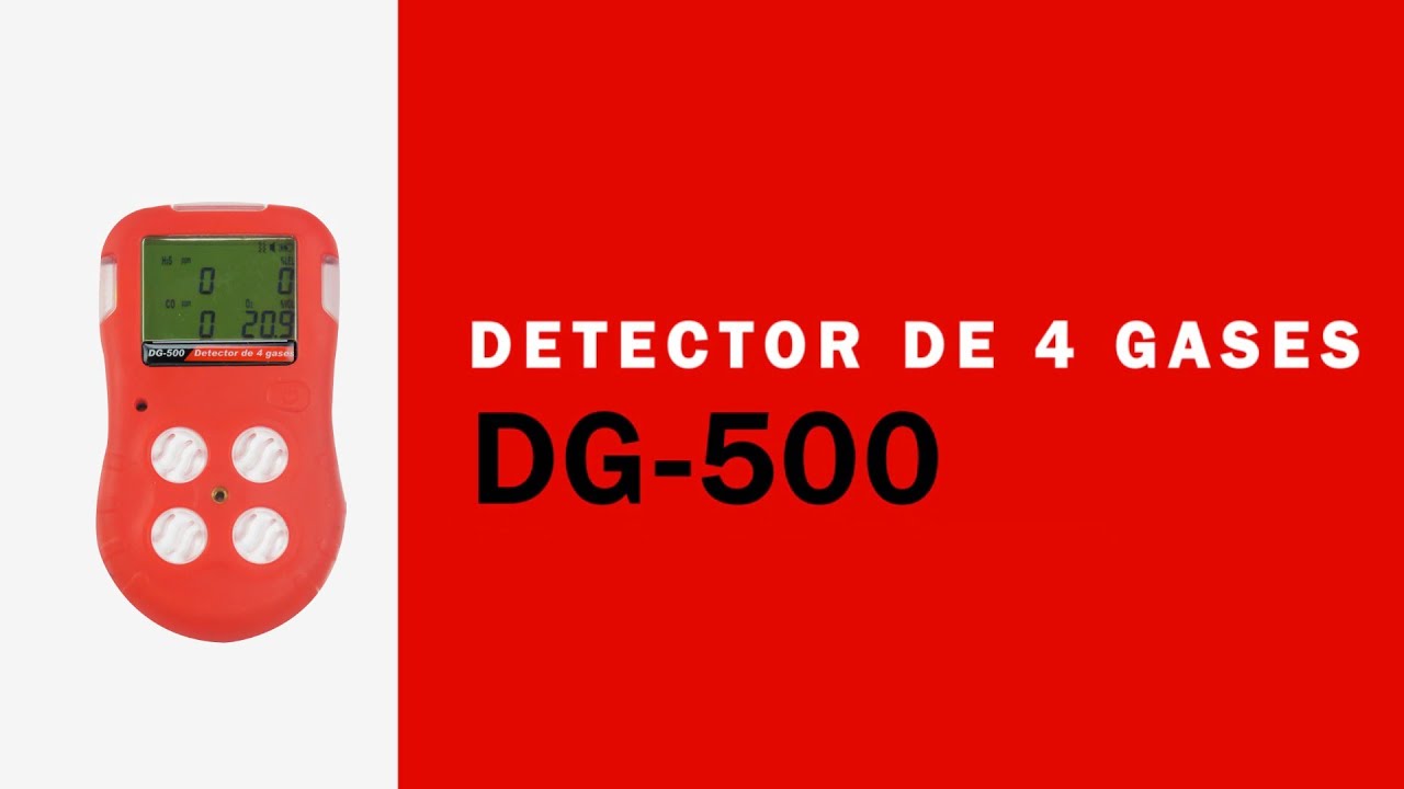 Detector de 4 Gases: oxigênio, monóxido de carbono, gases combustíveis e sulfeto de hidrogênio