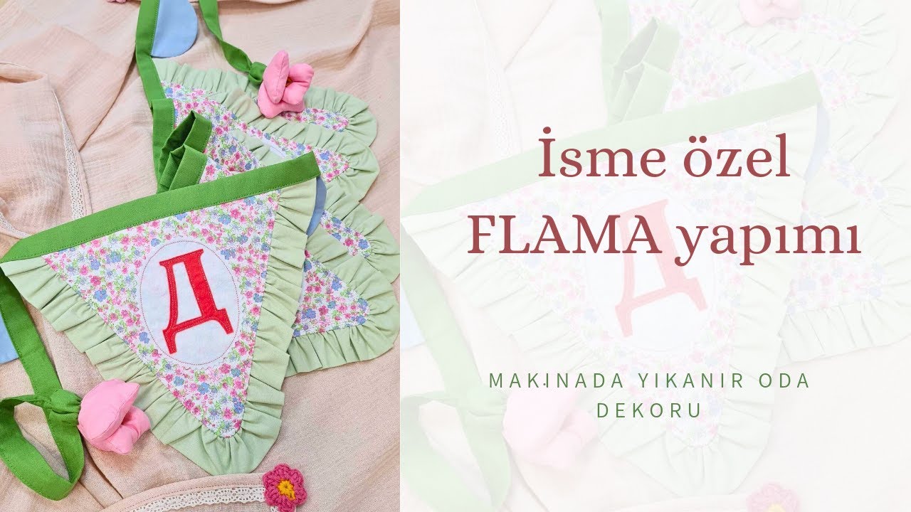 İsme özel Flama yapımı