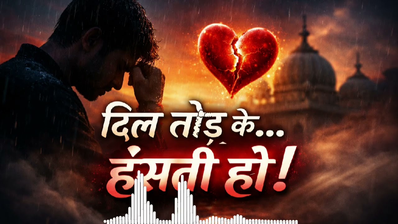 दिल तोड़ के हंसती हो 💔 | Sad Love Song 2026 | Broken Heart Hindi Song | Vikas Shakya 🥰🥰